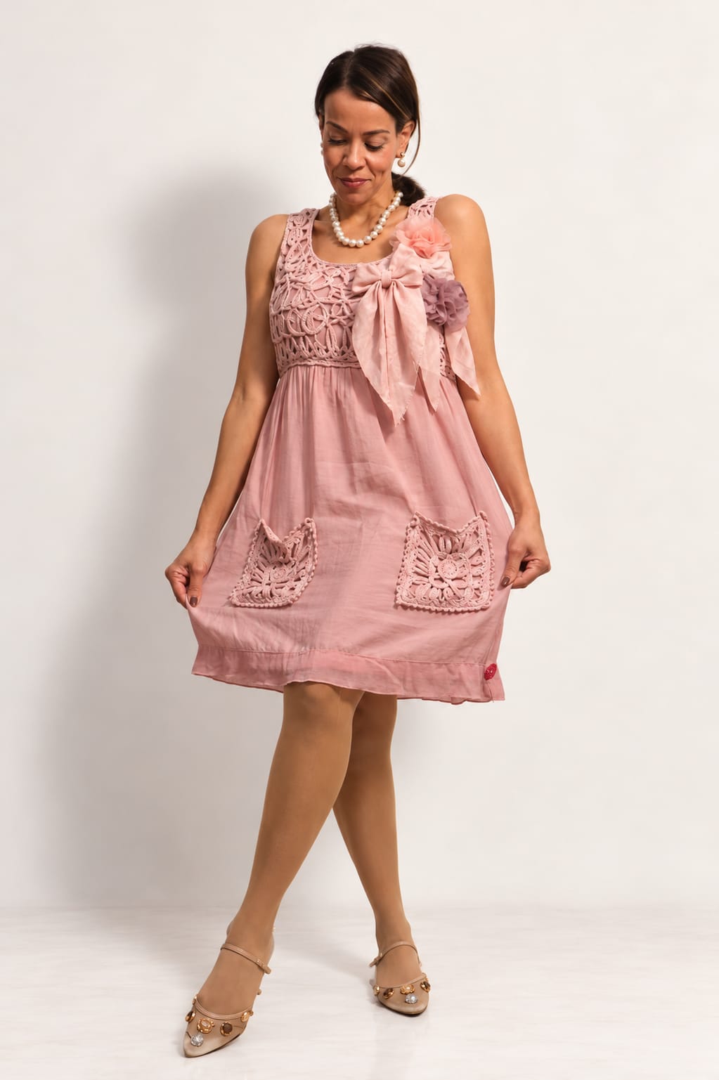 LOOK 12 — BLUSH ROMANCE